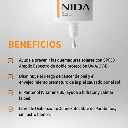 NIDA PROTECTOR SOLAR INVISIBLE
