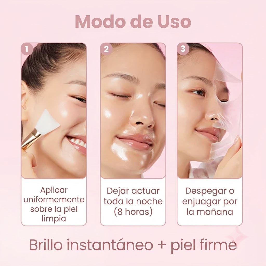 YURI SEOUL® MASCARILLA DE COLÁGENO KOREANA NOCTURNA