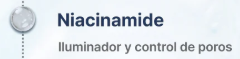 3. La niacinamida que borra las manchas sin irritar